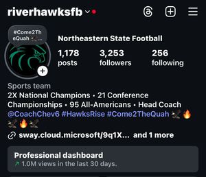 Image post by @riverhawksfb on Instagram