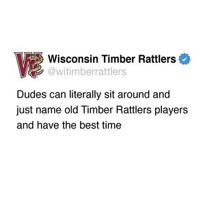 Image post by @WisconsinTimberRattlers on Facebook