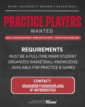 Image post by @miamioh_wbb on Instagram