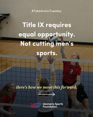 Image post by @womenssportsfoundation on Instagram