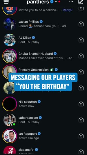 Video post by @panthers on TikTok