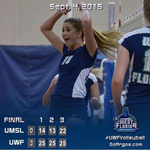 Image post by @uwfvolleyball on Instagram