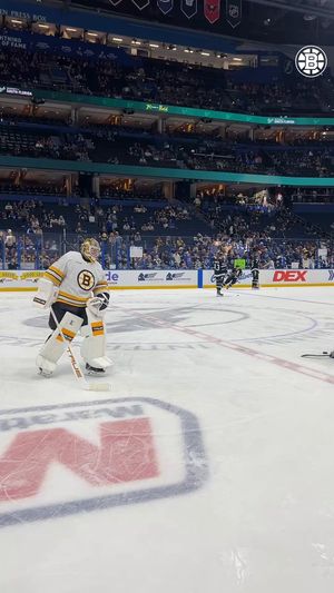 Video post by @NHLBruins on Twitter