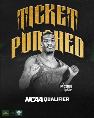 Image post by @gmuwrestling on Instagram