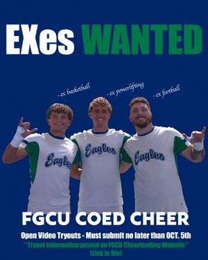 Image post by @fgcu_cheer on Instagram