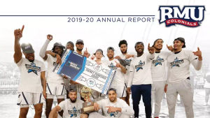 Image post by @RMUAthletics on Facebook
