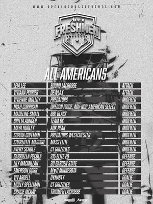 Image post by @apexgirlslaxevents on Instagram