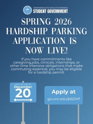 Image post by @unc_executivebranch on Instagram