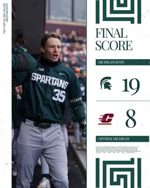 Image post by @MSUBaseball on Twitter