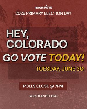 Image post by @rockthevote on Instagram