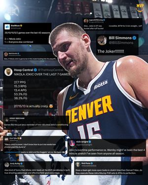 Image post by @nuggets on Instagram