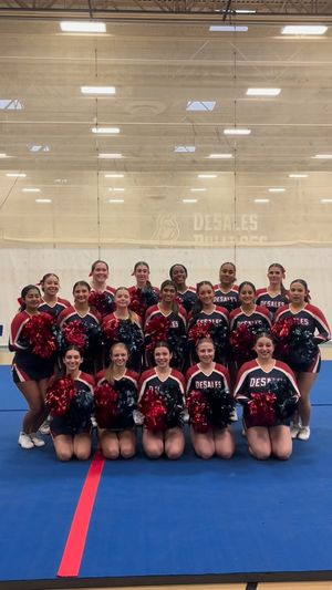 Video post by @dsucheerleading on Facebook