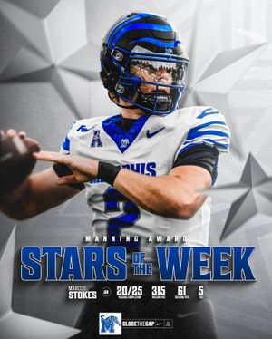Image post by @memphisfootball on Instagram