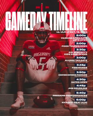 Image post by @southalabamafb on Instagram