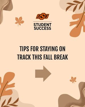 Image post by @Office of Student Success on Facebook
