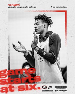 Image post by @UGABasketball on Twitter
