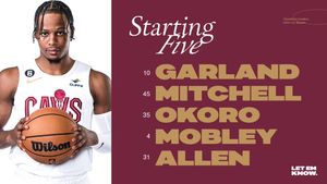 Image post by @cavs on Twitter
