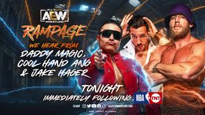 Image post by @AEW on Twitter