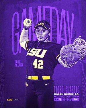 Image post by @LSUsoftball on Twitter