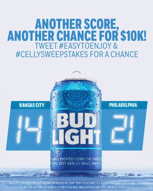 Image post by @budlight on Twitter