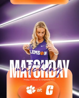 Text post by @ClemsonWTennis on Twitter/X