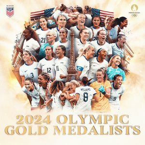 Image post by @USWNT on Twitter/X