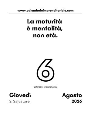 Image post by @calendarioimprenditoriale on Instagram