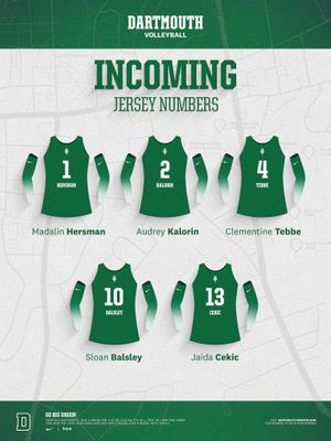 Image post by @dartmouthvball on Instagram
