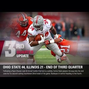 Image post by @ohiostathletics on Instagram