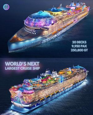 Image post by @theworldofcruiseships on Instagram