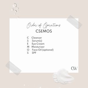 Image post by @carolinewatsonbeauty on Instagram