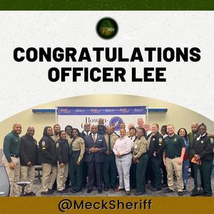 Image post by @MeckSheriff on Facebook