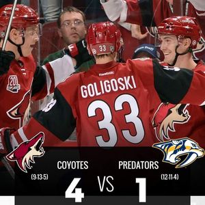 Image post by @arizonacoyotes on Instagram