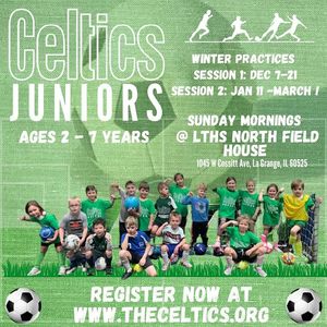 Image post by @TheCelticsSoccerClub on Facebook
