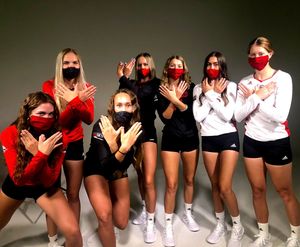 Image post by @SUUVolleyball on Twitter
