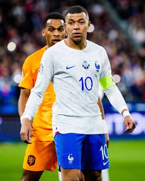 Image post by @equipedefrance on Twitter