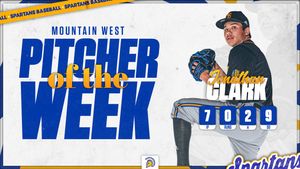 Image post by @SanJoseStateBSB on Twitter