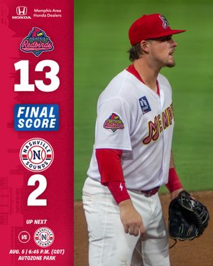 Image post by @memphisredbirds on Instagram