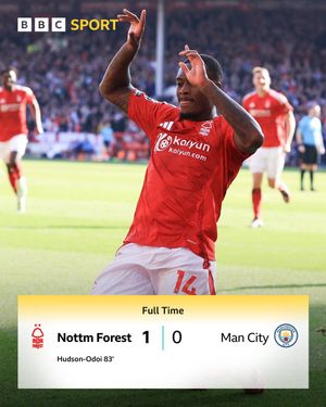 Image post by @BBCSport on Twitter/X