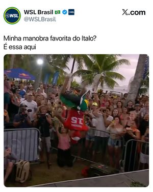 Image post by @wslbrasil on Instagram