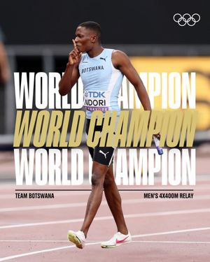 Image post by @Olympics on Twitter