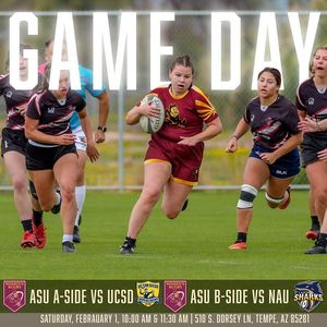 Image post by @womensrugbyatasu on Instagram