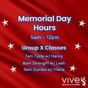 Image post by @VIVEHealthFitness on Facebook
