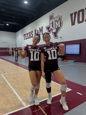 Image post by @aggievolleyball on Instagram