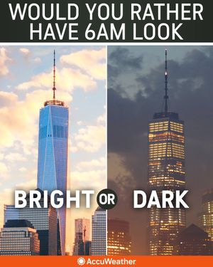 Image post by @accuweather on Twitter