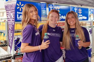 Image post by @sfa.softball on Facebook