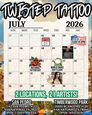 Video post by @twistedtattootx on TikTok