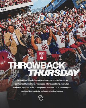 Image post by @temple_fb on Instagram