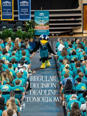 Image post by @uncwadmissions on Instagram