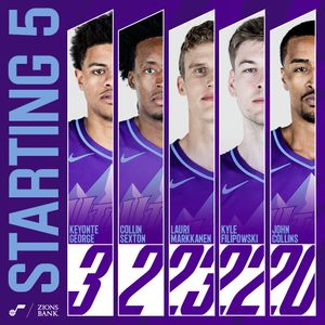 Image post by @utahjazz on Twitter